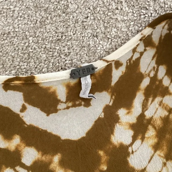 Chic Long Sleeve Tie-Dye Dress small - Picture 2 of 6